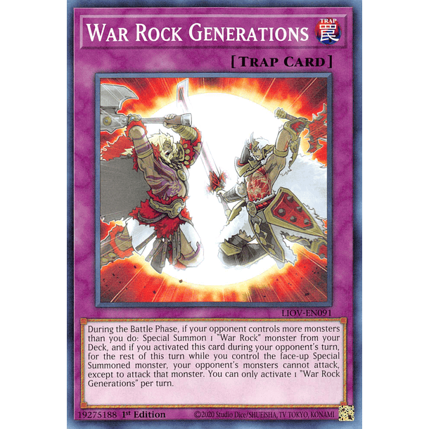 War Rock Generations - LIOV-EN091 - Common