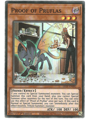 Proof of Pruflas - LIOV-EN081 - Super Rare 