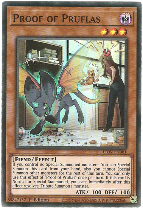 Proof of Pruflas - LIOV-EN081 - Super Rare 