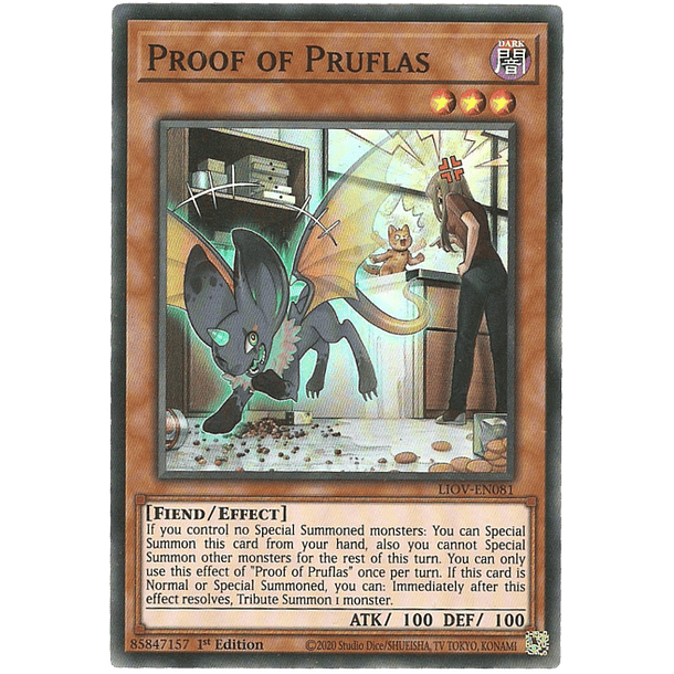 Proof of Pruflas - LIOV-EN081 - Super Rare 