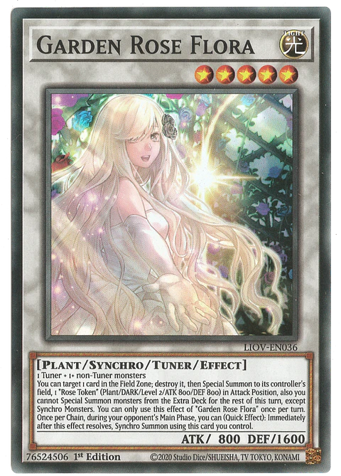 Garden Rose Flora - LIOV-EN036 - Super Rare