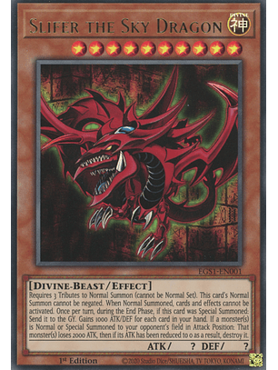 Slifer the Sky Dragon - EGS1-EN001 - Ultra Rare