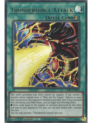 Thunderforce Attack - EGS1-EN003 - Ultra Rare