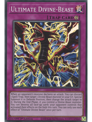 Ultimate Divine-Beast - EGS1-EN004 - Super Rare