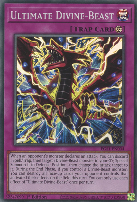 Ultimate Divine-Beast - EGS1-EN004 - Super Rare