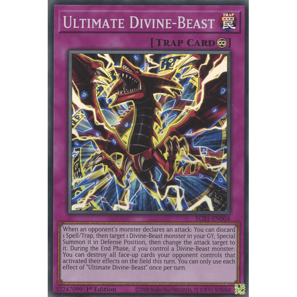 Ultimate Divine-Beast - EGS1-EN004 - Super Rare