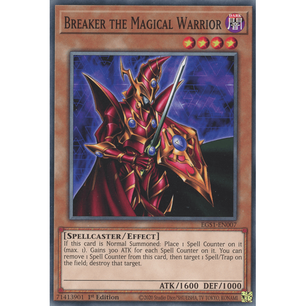 Breaker the Magical Warrior - EGS1-EN007 - Common 