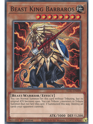 Beast King Barbaros - EGS1-EN008 - Common 