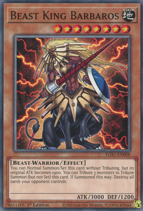 Beast King Barbaros - EGS1-EN008 - Common 