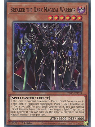 Breaker the Dark Magical Warrior - EGS1-EN014 - Common 