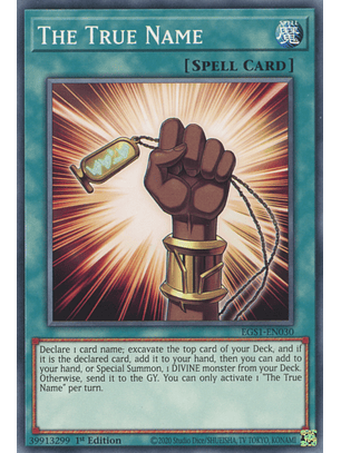 The True Name - EGS1-EN030 - Common 