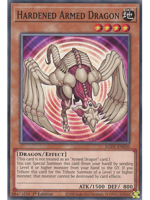 Hardened Armed Dragon - EGO1-EN010 - Common