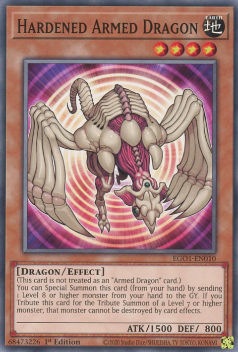 Hardened Armed Dragon - EGO1-EN010 - Common