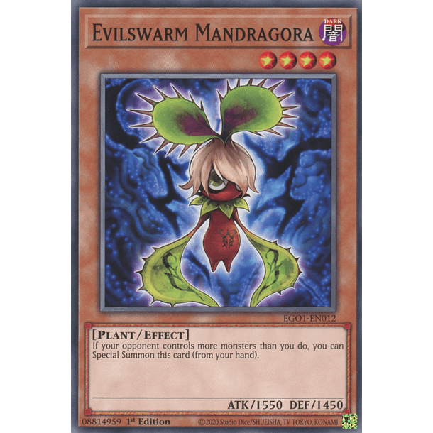 Evilswarm Mandragora - EGO1-EN012 - Common
