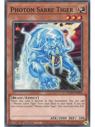 Photon Sabre Tiger - EGO1-EN013 - Common