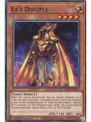 Ra's Disciple - EGO1-EN015 - Common