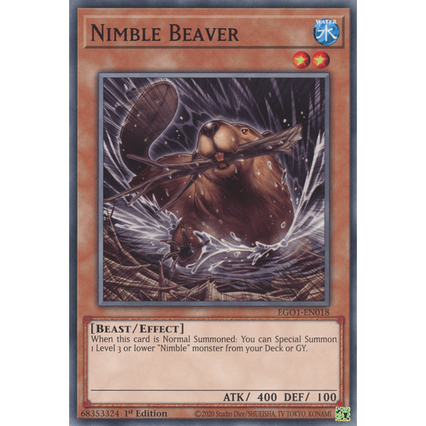 Nimble Beaver - EGO1-EN018 - Common