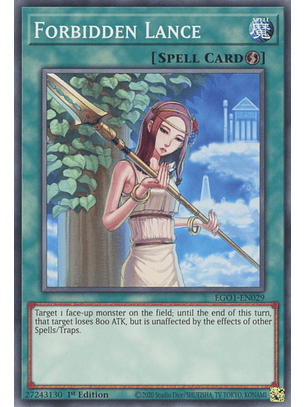 Forbidden Lance - EGO1-EN029 - Common