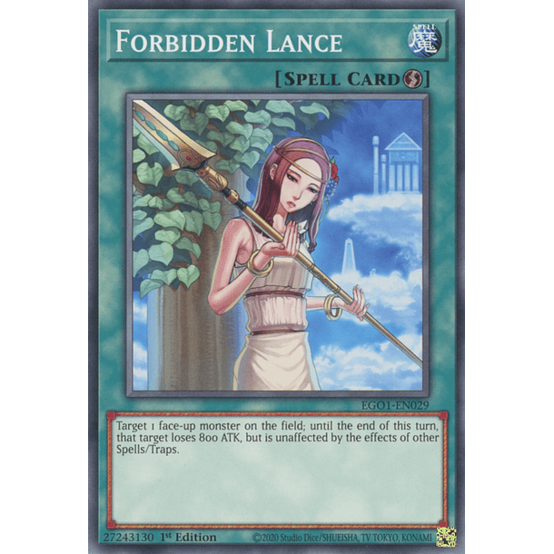 Forbidden Lance - EGO1-EN029 - Common