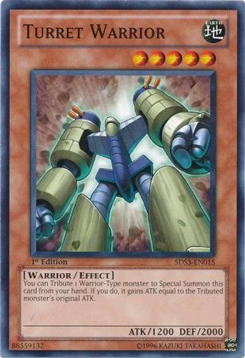 Turret Warrior - 5DS3-EN015 - Common