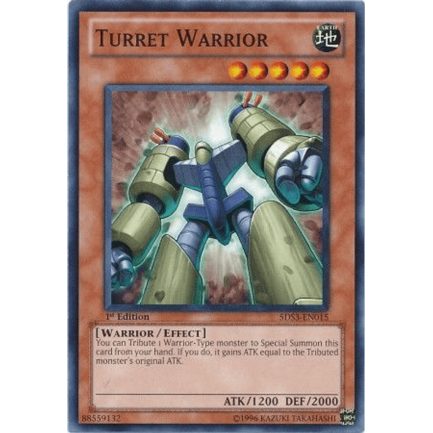 Turret Warrior - 5DS3-EN015 - Common