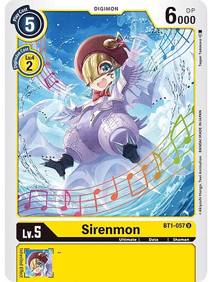 Sirenmon - BT1-057 U - Uncommon