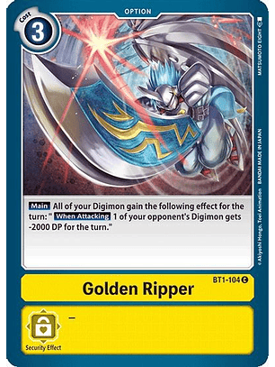 Golden Ripper - BT1-104 C - Common