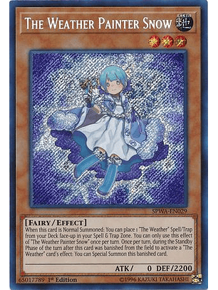 The Weather Painter Snow - SPWA-EN029 - Secret Rare