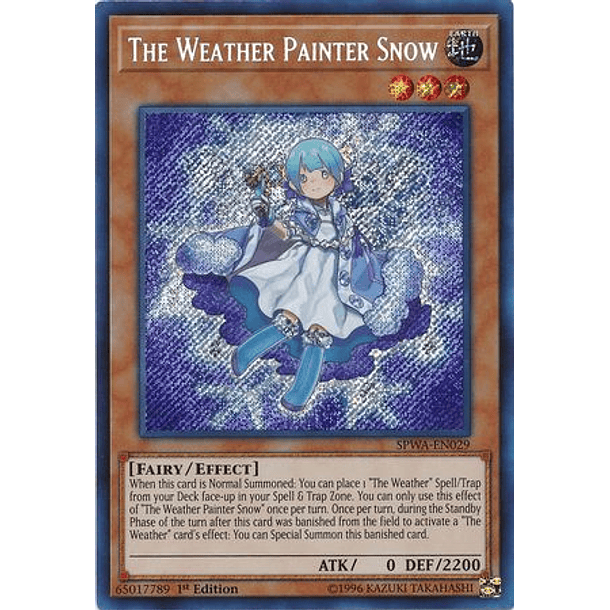 The Weather Painter Snow - SPWA-EN029 - Secret Rare
