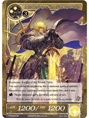Arthur Pendragon, King of the Round Table - TTW-003 SR