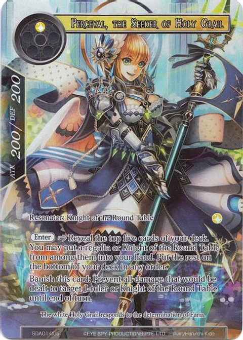 Perceval, the Seeker of Holy Grail (Full Art) (FOIL) - SDA01-005