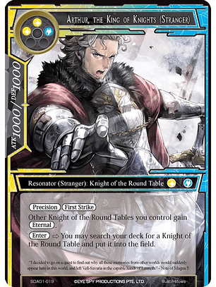 Arthur, the King of Knights (Stranger) - SDA01-019