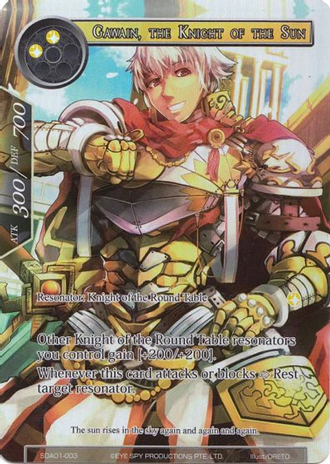 Gawain, the Knight of the Sun (Full Art) (FOIL) - SDA01-003