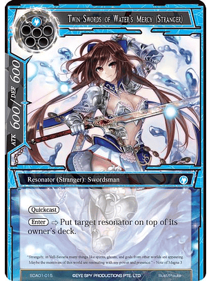 Twin Swords of Water's Mercy (Stranger) - SDA01-015