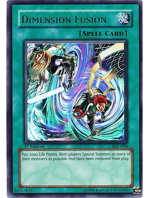 Dimension Fusion - IOC-094 - Ultra Rare 1st Edition (Light Play)