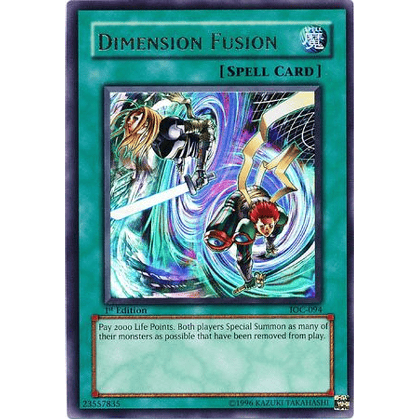 Dimension Fusion - IOC-094 - Ultra Rare 1st Edition (Light Play)