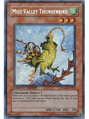 Mist Valley Thunderbird - HA01-EN004 - Secret Rare 