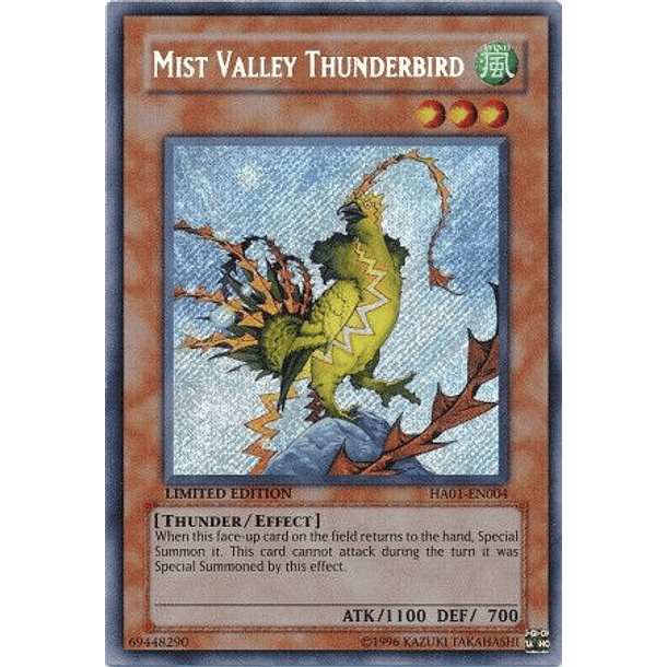 Mist Valley Thunderbird - HA01-EN004 - Secret Rare 