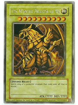 The Winged Dragon of Ra - DOD-001 - Secret Rare