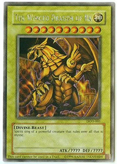 The Winged Dragon of Ra - DOD-001 - Secret Rare
