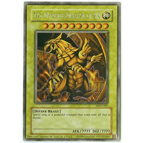 The Winged Dragon of Ra - DOD-001 - Secret Rare 1