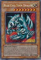 Blue-Eyes Toon Dragon - MRL-000 - Secret Rare 1st Edition (Near Mint) - Miniatura 1