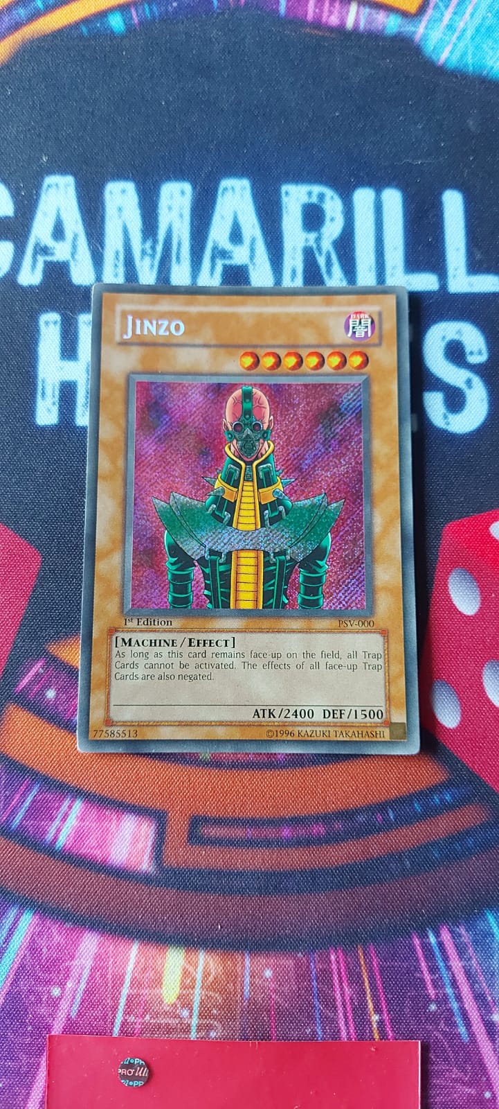 Jinzo - PSV-000 - Secret Rare 1st Edition (Moderate Play)  2