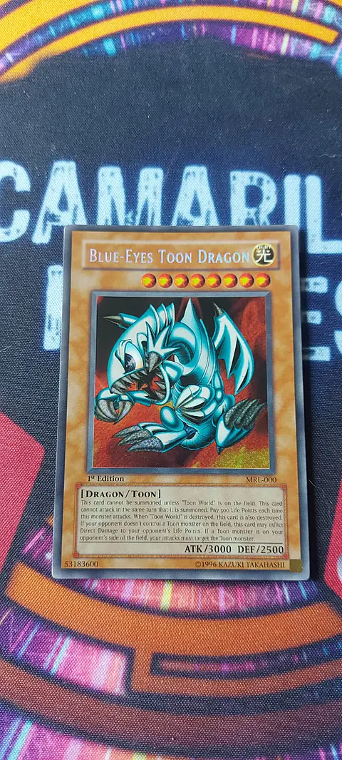 Blue-Eyes Toon Dragon - MRL-000 - Secret Rare 1st Edition (Near Mint)