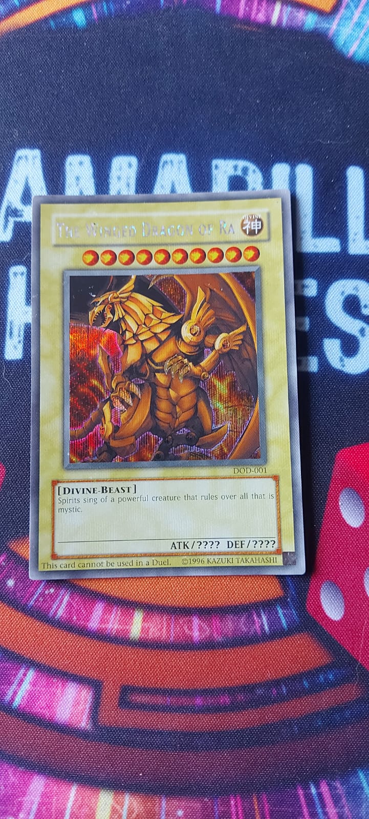 The Winged Dragon of Ra - DOD-001 - Secret Rare 2