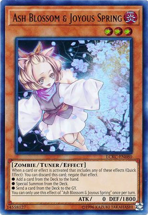 Ash Blossom & Joyous Spring - LCKC-EN080 - Ultra Rare