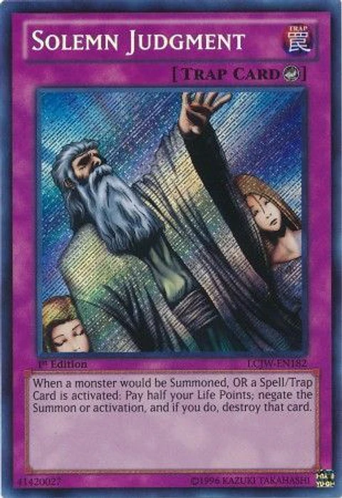 Solemn Judgment - LCJW-EN182 - Secret Rare