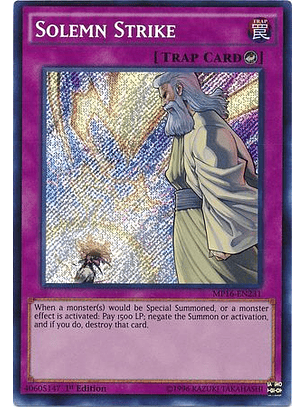 Solemn Strike - MP16-EN231 - Secret Rare