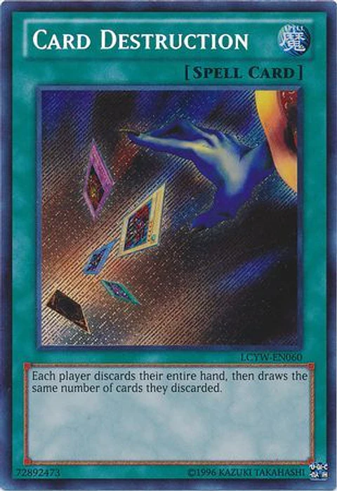 Card Destruction - LCYW-EN060 - Secret Rare