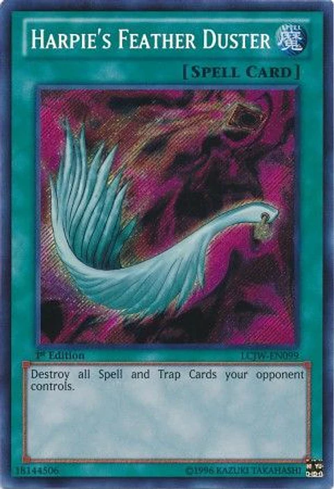 Harpie's Feather Duster - LCJW-EN099 - Secret Rare